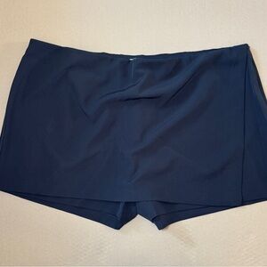 The Drop Women's Kamila A-Line Mini Skort, Black, 5X, Plus Size